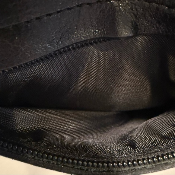 GODDAR Women’s European Black Leather Crossbody W/ Silver Accents - Picture 10 of 16